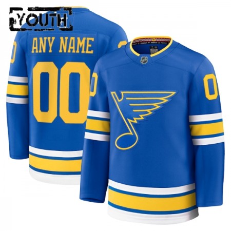 Lasten NHL St. Louis Blues Pelipaita Custom 2025-26 Fanatics Premium Koti Sininen
